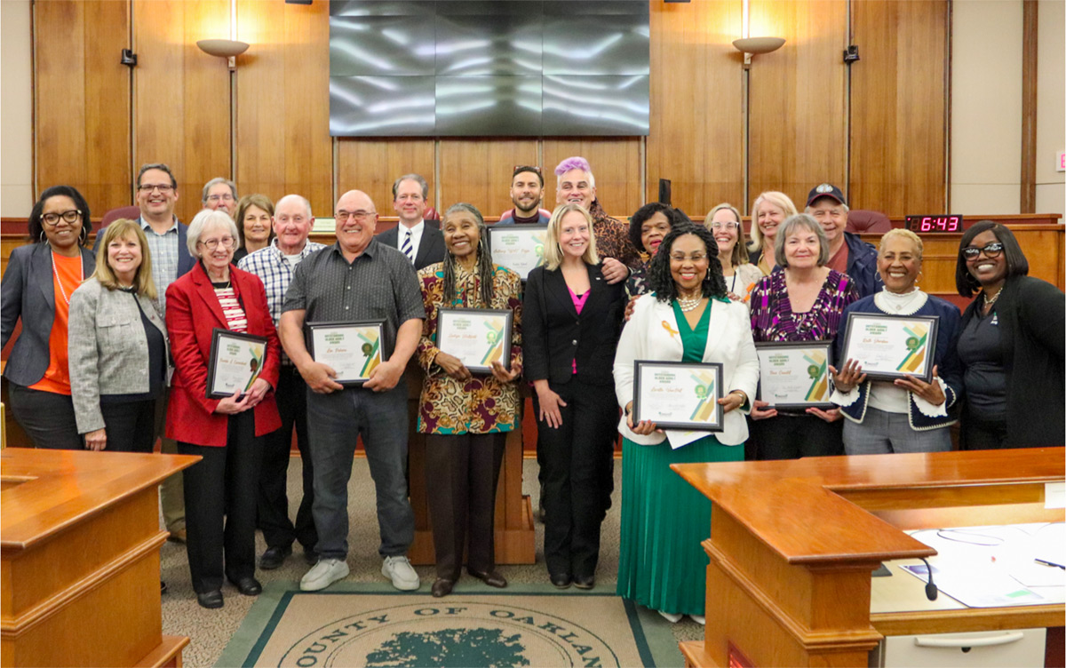 Commissioners recognize 10 residents with the 2025 Outstanding Older Adult Award