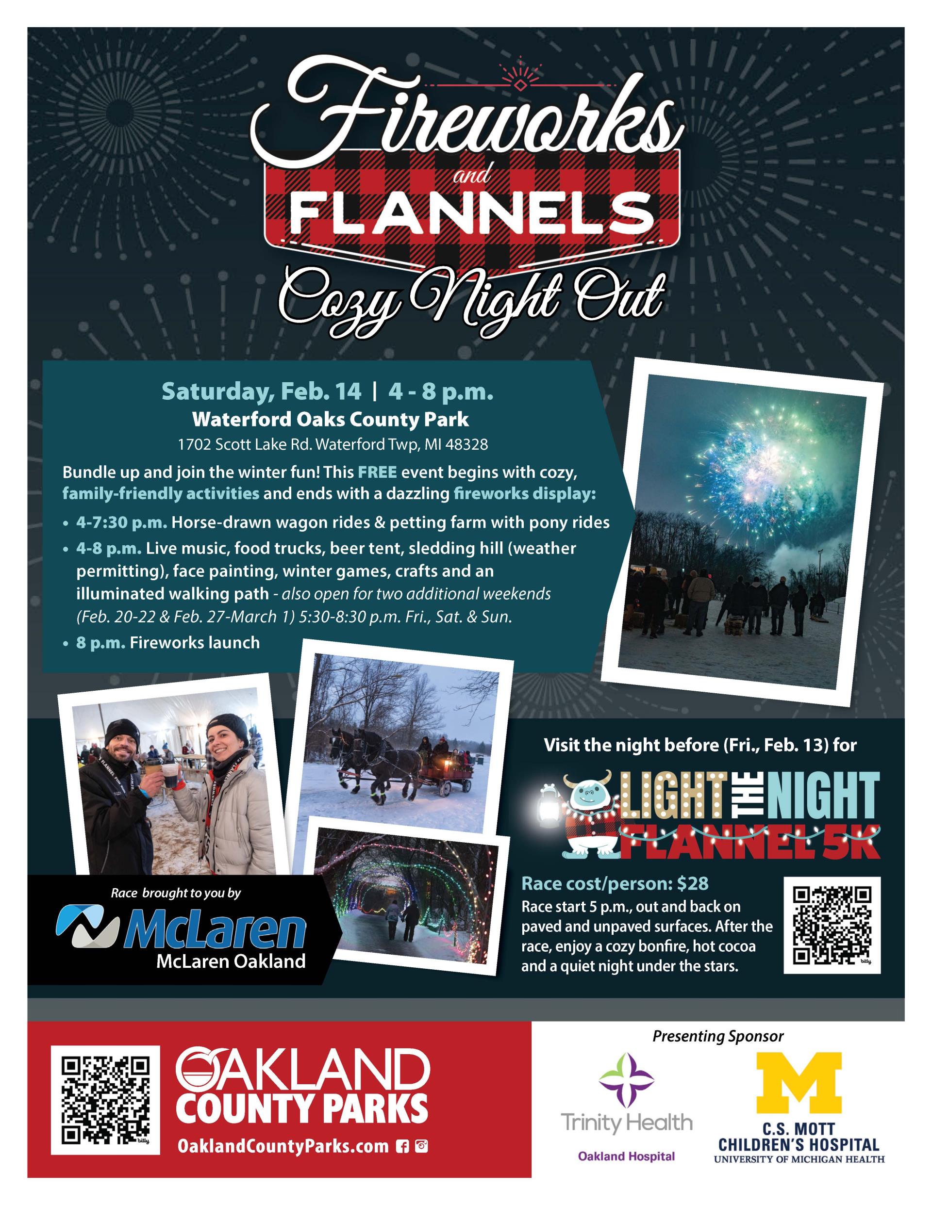 fireworks and flannels